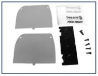 1009132BK - SW200 - End Plate Kit - "OLD STYLE - Rounded Cover" - (BLACK