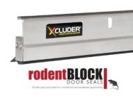 109-0328 - RODENT BLOCK Passage Door Sweeps - (4ft. Sections) - (CLEAR)