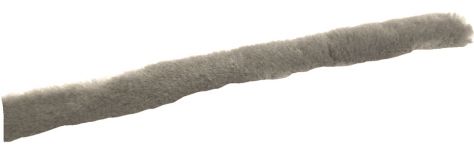 11-20-6401 - 5/16" Thick Felt Pile "GRAY" B-Series - (SOLD PER FOOT) - (