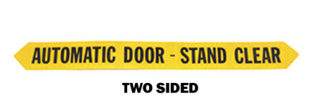19-24-002 - "Automatic Door Stand Clear" / "Automatic Door Stand Clear"
