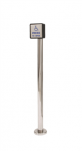 4033811313 - Stainless Steel Round Post - 4-1/2" Plate - Core Mount - (B