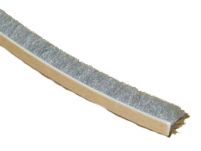 411624-GR - FELT - Slide In +/or Stick On - "GREY" - (SOLD PER FOOT)