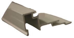 412472-4FT - 1/4in, Glass Stop Gutter w/Vinyl. (Clear) -  (Stanley)