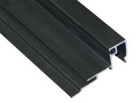 432472-4FT - 1/4in, Glass Stop Gutter w/Vinyl. (Dark Bronze) -  (Stanley