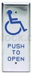 482A1U Push Plate Switch - Narrow Mullion - Recessed - Surface Box/ Moll