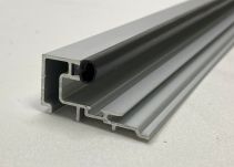 5-11-4039CL-04 - 4ft. 1/4" Square Glass Stop Gutter (CLEAR) Includes Vin