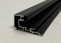 5-11-4039DB-04 - 4ft. 1/4" Square Glass Stop Gutter (DARK BRONZE) Includ
