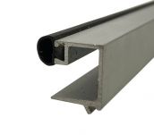 5-11-4040-04 - 4ft. 1/4" Square Glass Stop (CLEAR) Includes Vinyl Insert