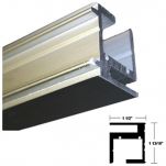 5-51-4016-04 - FSL Bottom Guide Rail - (Length 4 Feet) -CLEAR- (Record/K