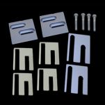 50-05-009 - Door Interlock Set - (Clear Aluminum) - (Besam Pg4000, Amd,