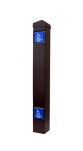 628-HT-BR-42 - BOLLARD - ClearPath Radio Control - Dual 4.5in. Square Bl