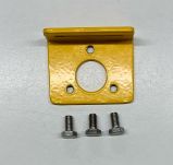 8448 - Lead Screw Bracket - (Square Yellow Block) - QSP-713E - (Serial #