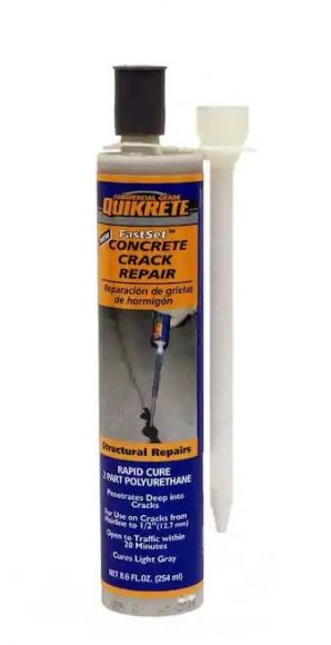 8650-69 - QUIKRETE FastSet Concrete Crack Repair - Polyurethane 8.6oz. -