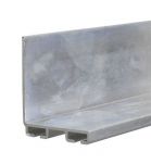 A2020-01-W-10 - 2" x 2" L-Shape Aluminum Bottom Seal Retainer - (10FT -