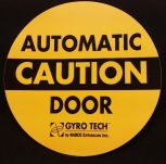 C-00075 - "Caution Automatic Door" / "Caution Automatic Door" - 6 1/2"H