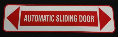 C-00078 - "Automatic Sliding Door" / "Automatic Sliding Door" - ​3 1/8