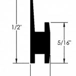 C0371R - Leading Edge Vinyl (ICU) - SOLD PER FOOT - (Horton 2000 Linear,