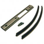 C0457-1A - Lock Faceplate w/Mohair - (CLEAR) - (Horton)