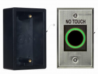 NO TOUCH WAVE SENSOR - (Indoor/Single Gang w/Mounting Box) - (Door Contr