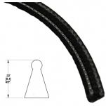 DE0150-120 - Weatherstrip SK2784 - LEAD EDGE - (SOLD PER FOOT) - (Dorma)