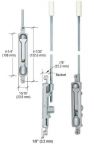 FB1 - 1/8" Offset Flush Bolt (Aluminum Finish)