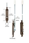 FB2 - 1/4" Offset Flush Bolt - (Dark Bronze Finish)