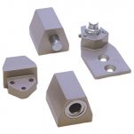 Door Controls OP09-DU VistaWall (Non Handed) Style Pivot Set (Dark Bronz