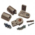 Door Controls OP14KM-ALL Pittco Style Pivot Set - Left Hand (Aluminum Fi