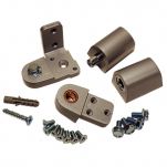 Door Controls OP14KM-ALR Pittco Style Pivot Set - Right Hand (Aluminum F