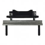 US05-1609-02 - Ball Catch Carrier Assy. - (Black Aluminum) - (Besam Amd,