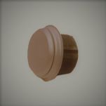 Single Zinc Mortise Dummy Cylinder (Dark Bronze Finish)