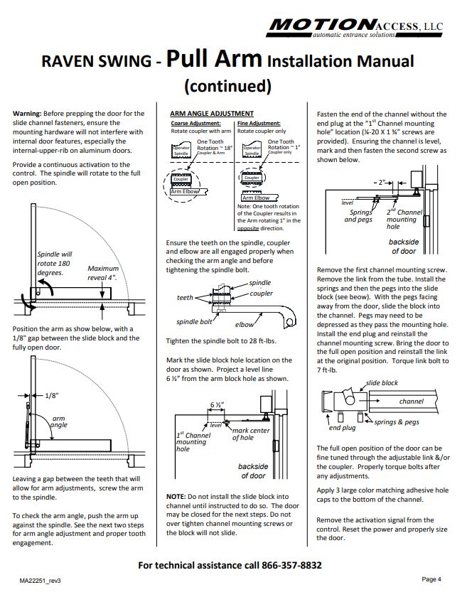 MAR-D-29 RAVEN UN-HANDED OPERATOR ASSY. | AUTOMATICS & MORE